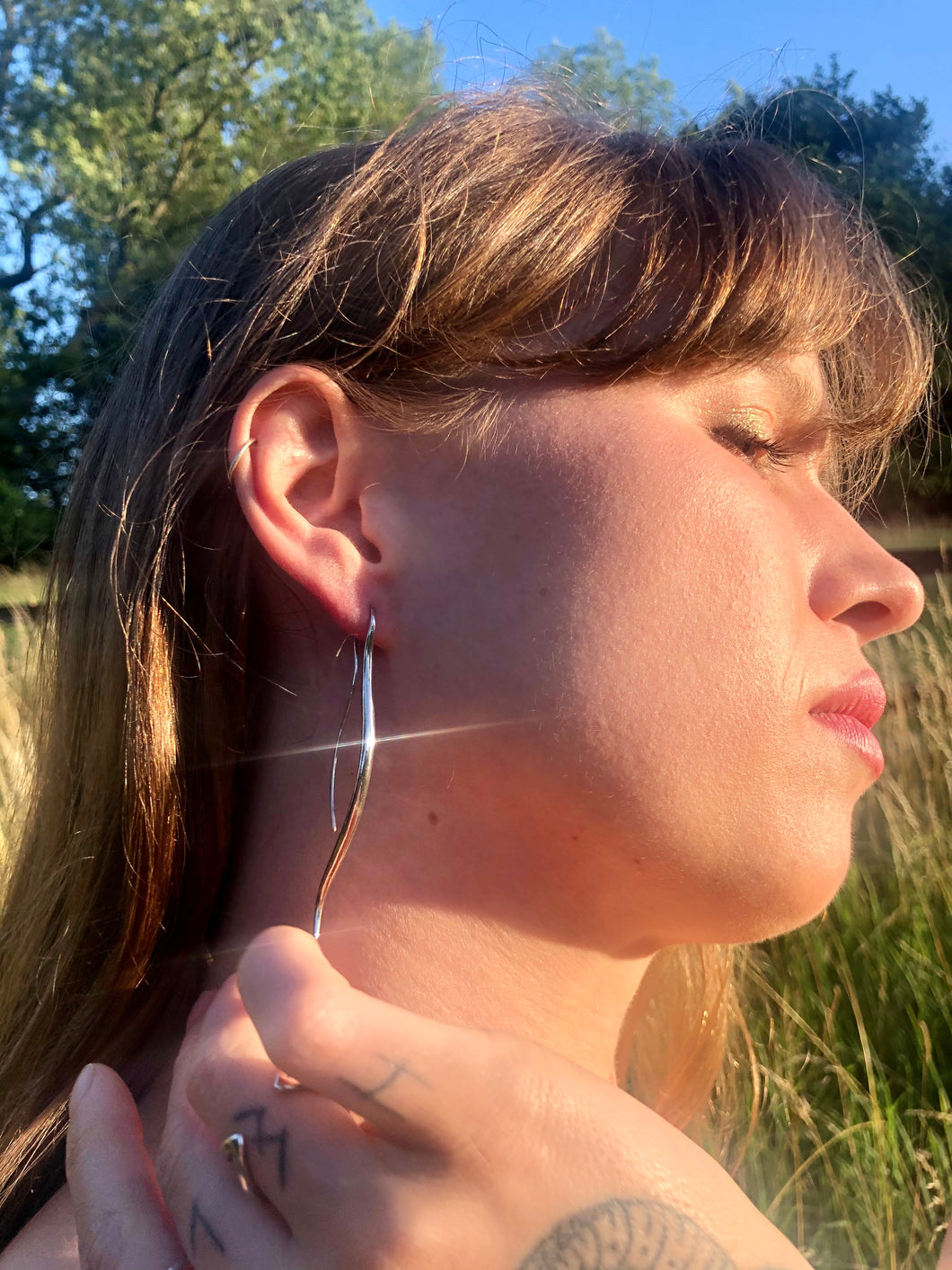 Mother and Child long earrings